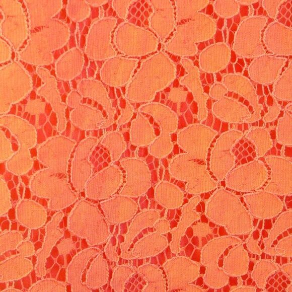 Aritzia Talula Short Sleeve Lace Top - Coral - Size Medium - Excellent Condition - Picture 9 of 16